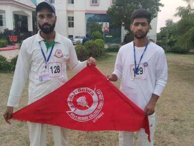 Nss volunteer Shahid Rashid attending pre RD CAMP AT JAIPUR