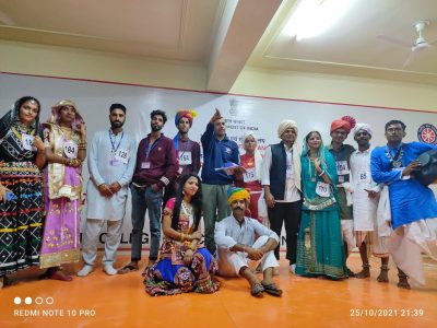 Nss volunteer Shahid Rashid attending pre RD CAMP AT JAIPUR
