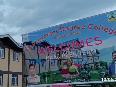 NAAC PEER Team visits GDC Sogam for first cycle of NAAC Accreditation and assessment