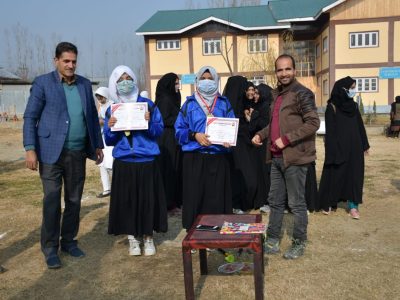 Girls intra college Badminton tournament