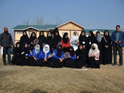 Girls intra college Badminton tournament
